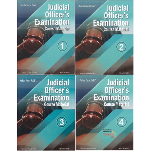 Padala Rama Reddi's Judicial Officer's Examination Course Material [4 Vols.] by Asia Law House | JMFC
